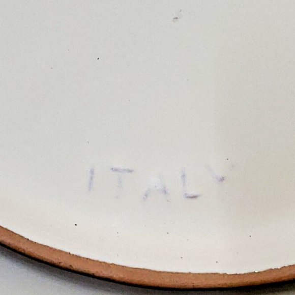 Vintage Hand Painted in Italy Majolica Italica ARS Ceramic Turkey Serving Dish - Picture 8 of 11